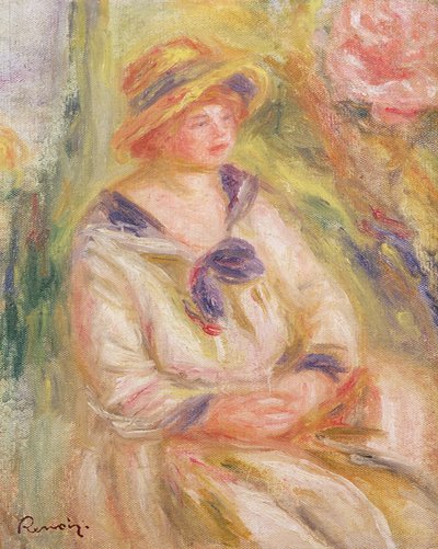 Portrait of a Woman by Pierre Auguste Renoir